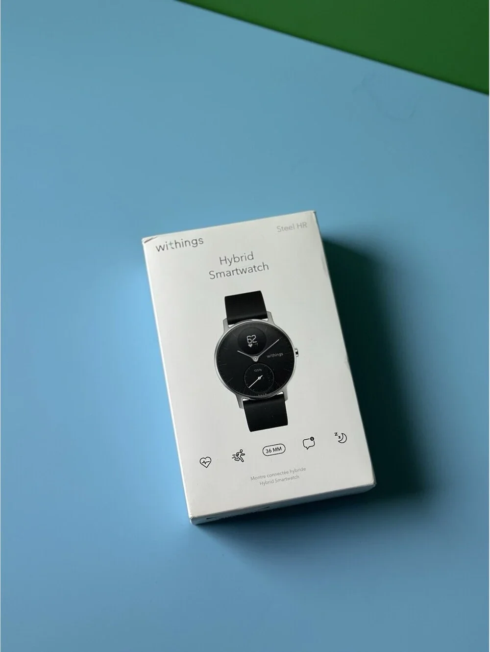 Withings Steel HR Hybrid Smartwatch - Used With Box, Excellent Condition